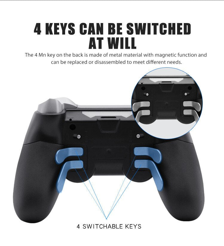 Bluetooth Wireless Joystick For PS4 Controller For mando ps4 Console For Playstation Dualshock 4 Gamepad Fit For PS3 PC