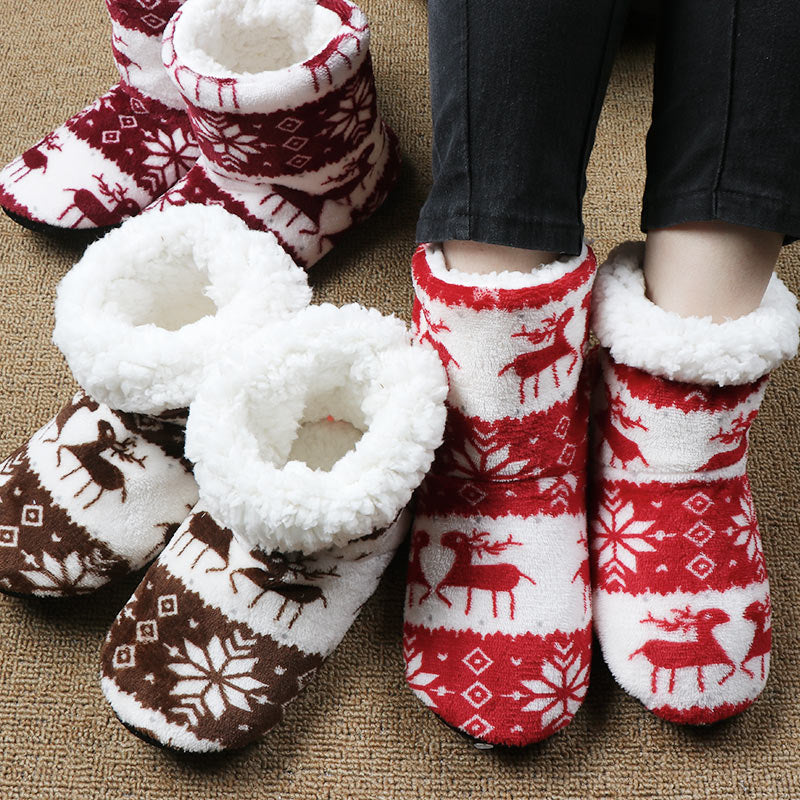 Warm Christmas indoor Socks/Slippers