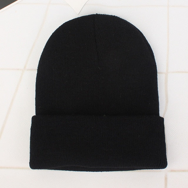 Winter Beanies Knitted Fluorescent Hat