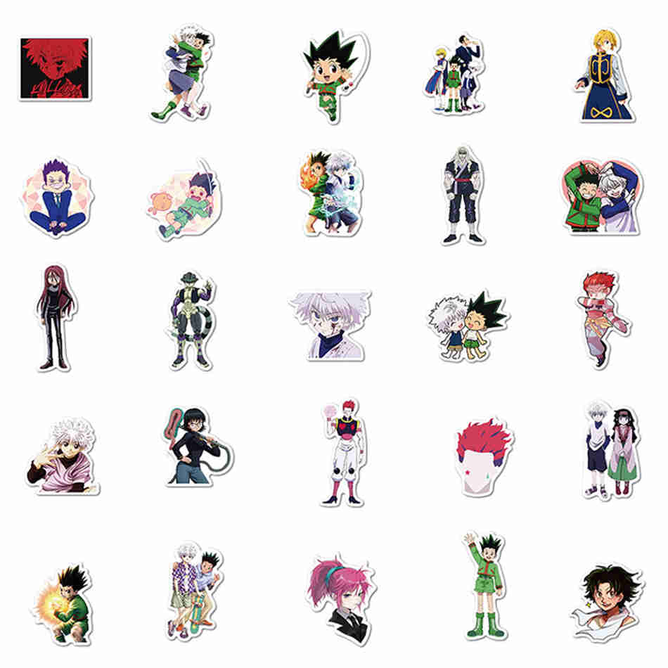 10/30/50pcs/Pack Hunter X Hunter Anime Stickers