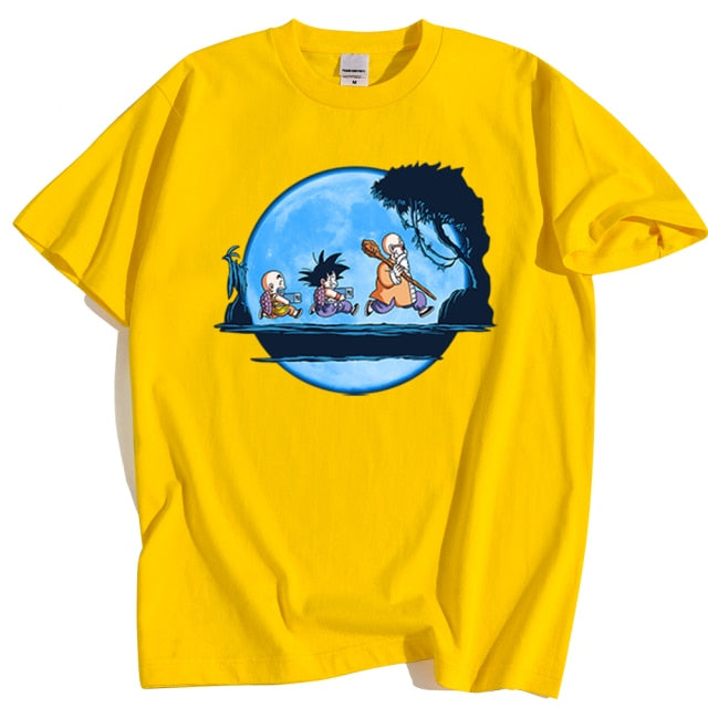 breathable cotton dragon ball t-shirt