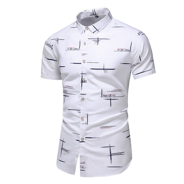 Fashion 9 Design Short Sleep Casual Shirt