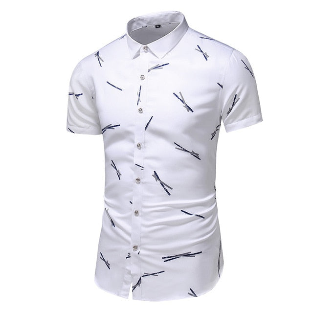 Fashion 9 Design Short Sleep Casual Shirt