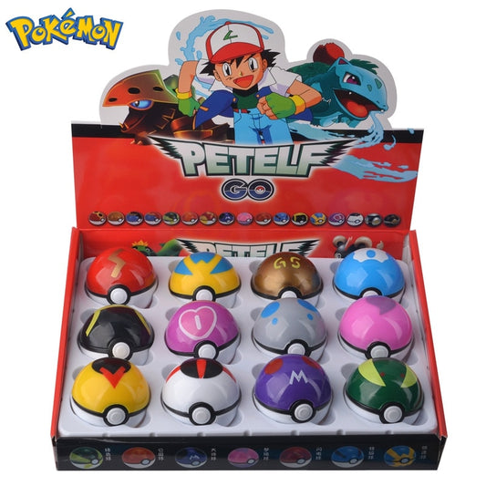 12 Pcs/Set Poke Ball Model