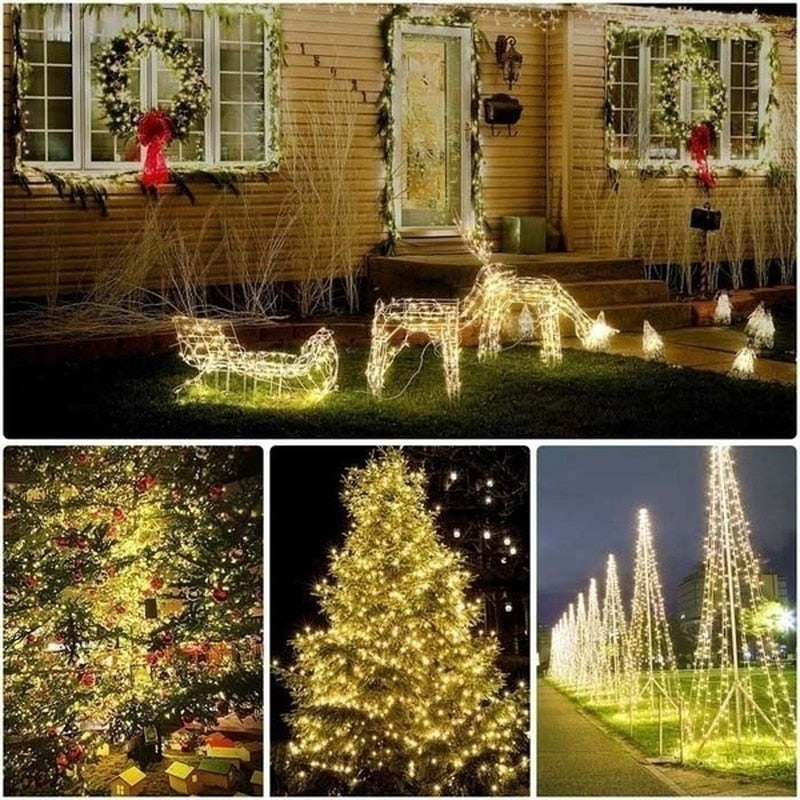 Solar Powered Multi-Colors Garden Lights