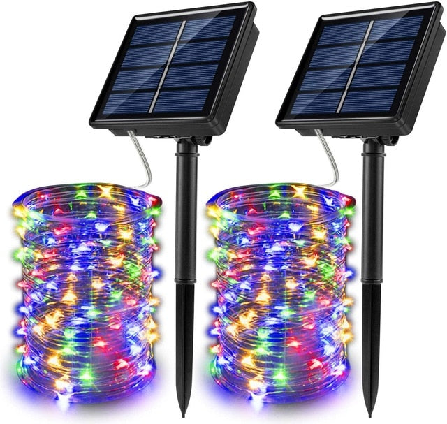 Solar Powered Multi-Colors Garden Lights