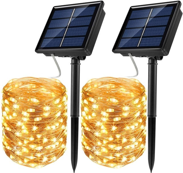 Solar Powered Multi-Colors Garden Lights