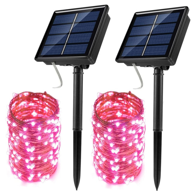 Solar Powered Multi-Colors Garden Lights