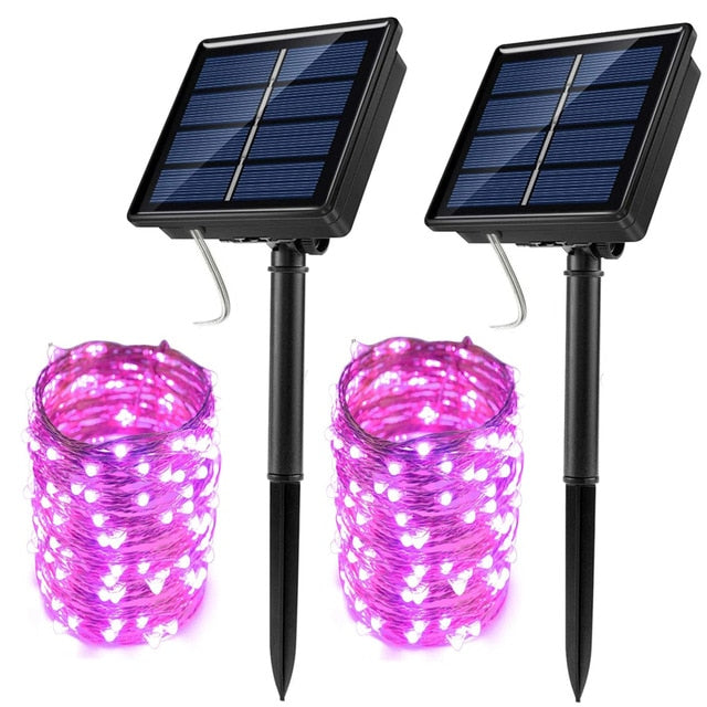 Solar Powered Multi-Colors Garden Lights