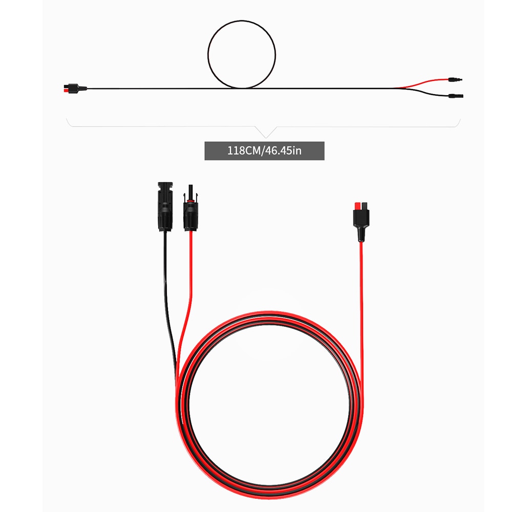 Solar Panel Cable Connector Compatible for Goal Zero ALLPOWERS