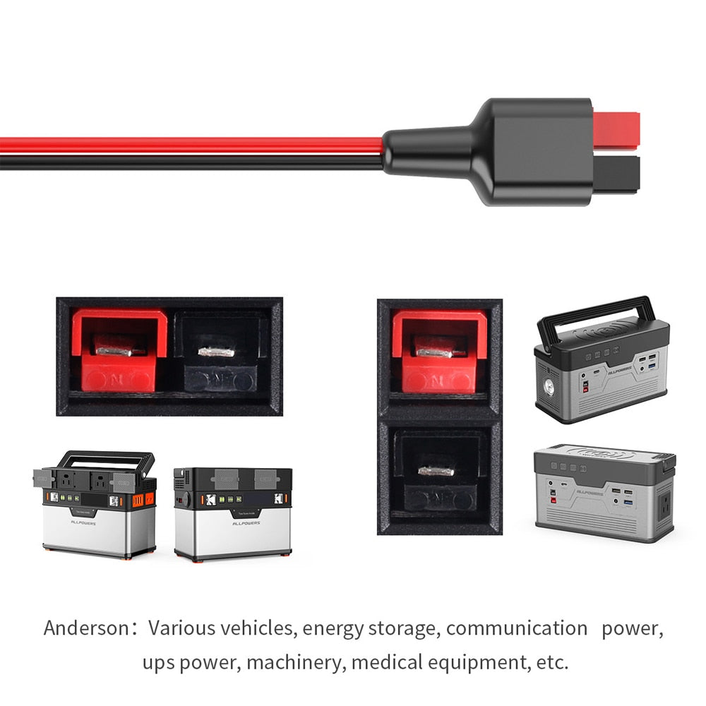 Solar Panel Cable Connector Compatible for Goal Zero ALLPOWERS