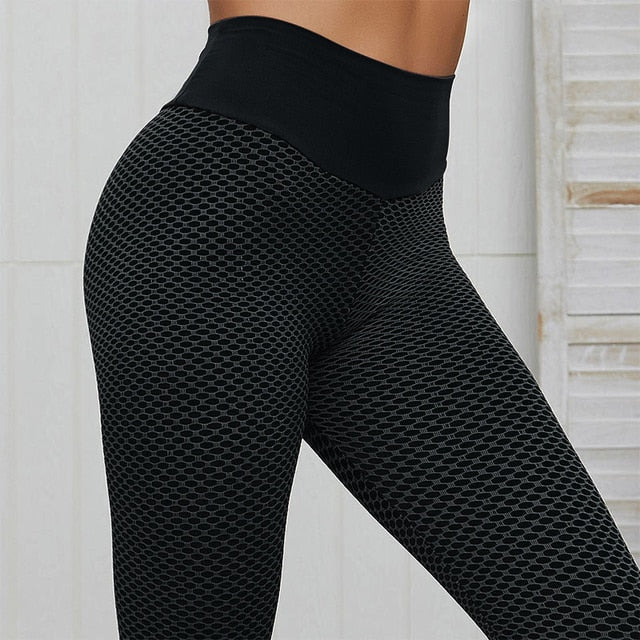 SVOKOR Dot Women Leggings High Waist Fitness Legging Push Up Workout Pants