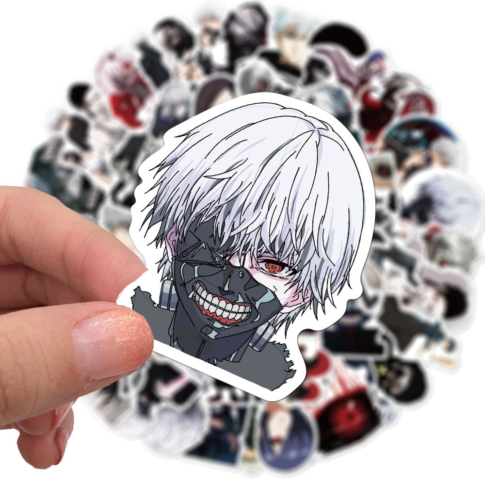 10/50pcs Japan Anime Tokyo Ghoul Sticker Graffiti