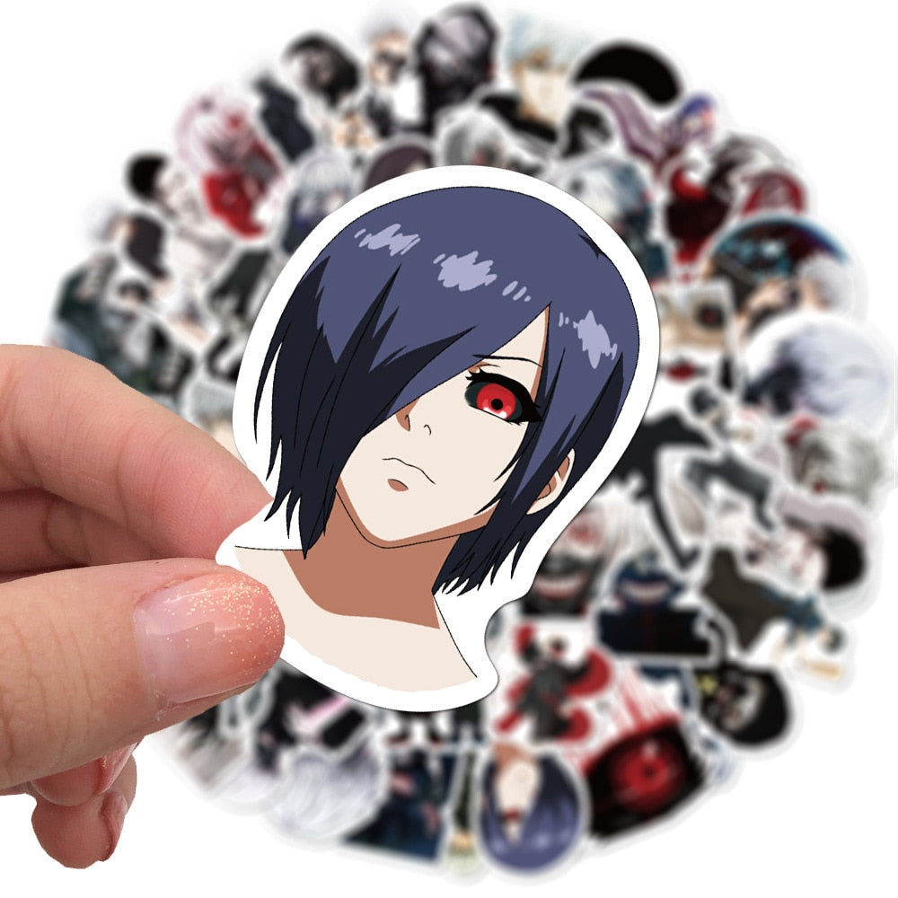 10/50pcs Japan Anime Tokyo Ghoul Sticker Graffiti