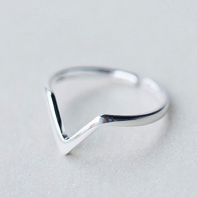 Simple Fashion Silver Color Ring