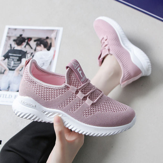 Womens Breathable Mesh Running Shoes By Korean Cozok Fashion