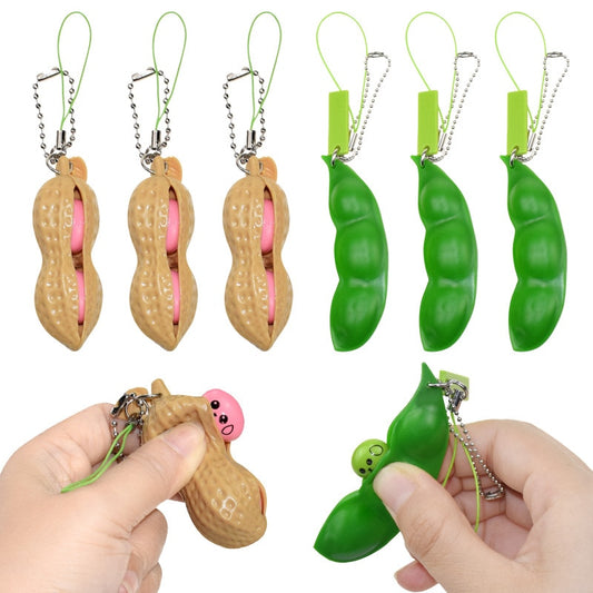 Fidget Toys Decompression Edamame Toys Antistress Popper Toy