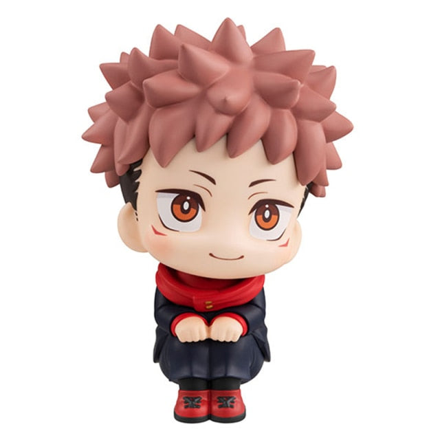 10cm Q Version Anime Figure Toys Anime Jujutsu Kaisen Figure Yuji Itadori Gojo Satori PVC Action Figure Toys Kid Gift