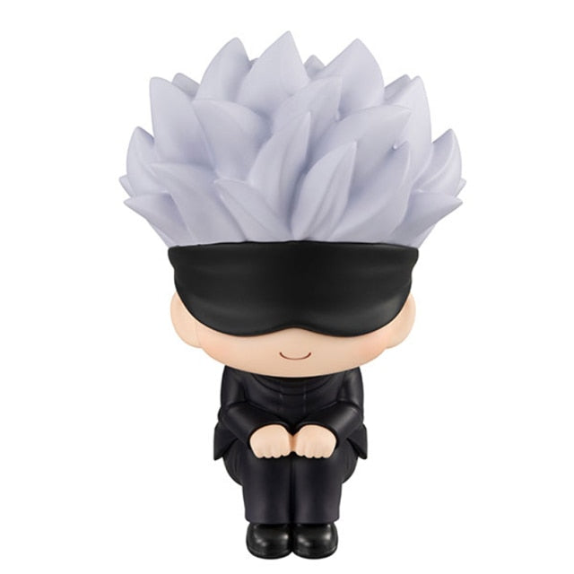 10cm Q Version Anime Figure Toys Anime Jujutsu Kaisen Figure Yuji Itadori Gojo Satori PVC Action Figure Toys Kid Gift