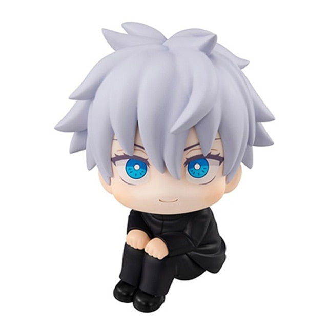 10cm Q Version Anime Figure Toys Anime Jujutsu Kaisen Figure Yuji Itadori Gojo Satori PVC Action Figure Toys Kid Gift