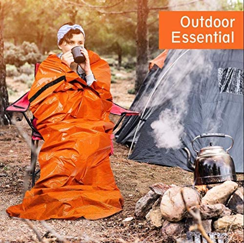 Outdoor  Life Bivy Emergency Sleeping Bag Thermal Keep Warm Waterproof Mylar First Aid Emergency Blanke Camping Survival Gear