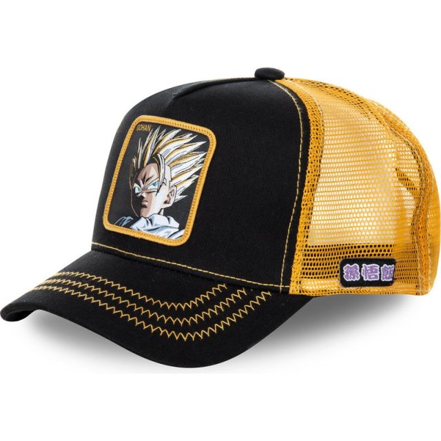 Dragon Ball & Naruto Anime Mesh Cap Hot Style Patch Trucker Hat Curved Brim Baseball Cap