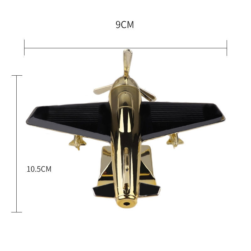 Very cool solar car perfume aircraft fighter 2nd generation decoration