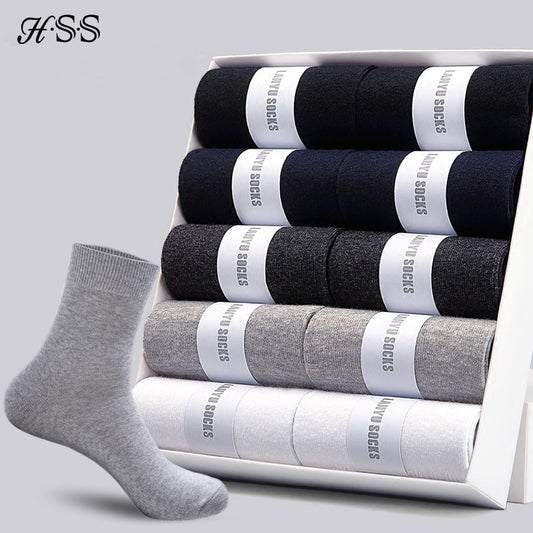 HSS Men's Cotton Socks New 10 Pairs / Lot