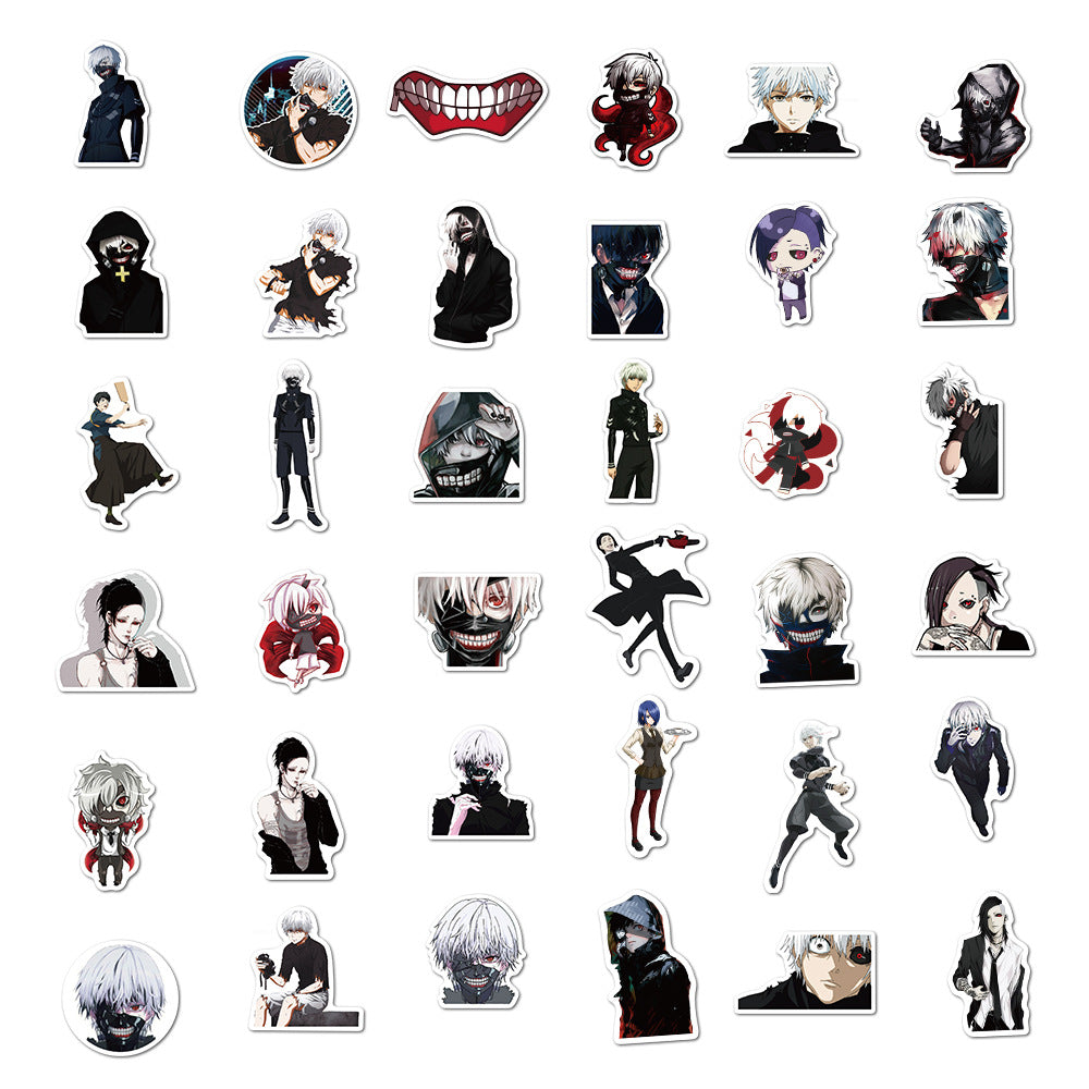 10/50pcs Japan Anime Tokyo Ghoul Sticker Graffiti