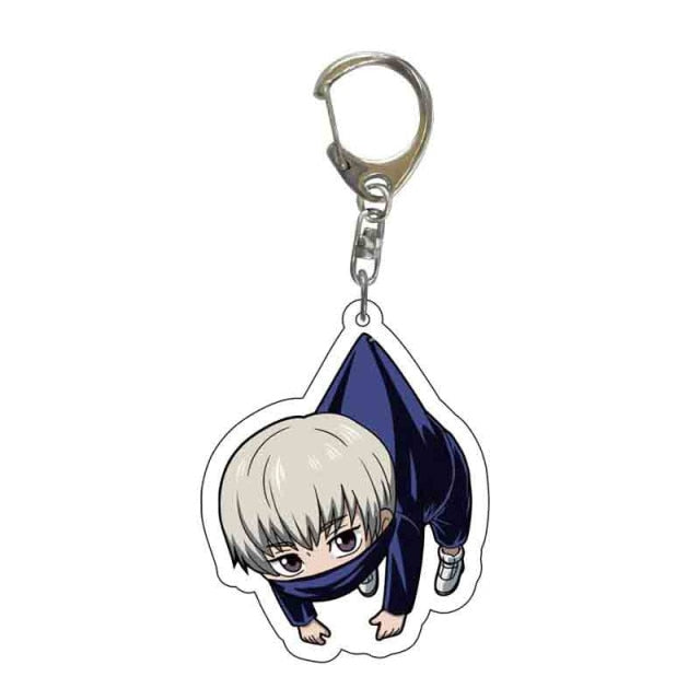 Anime Jujutsu Kaisen Q Version Keychain Key Ring Acrylic Pendant