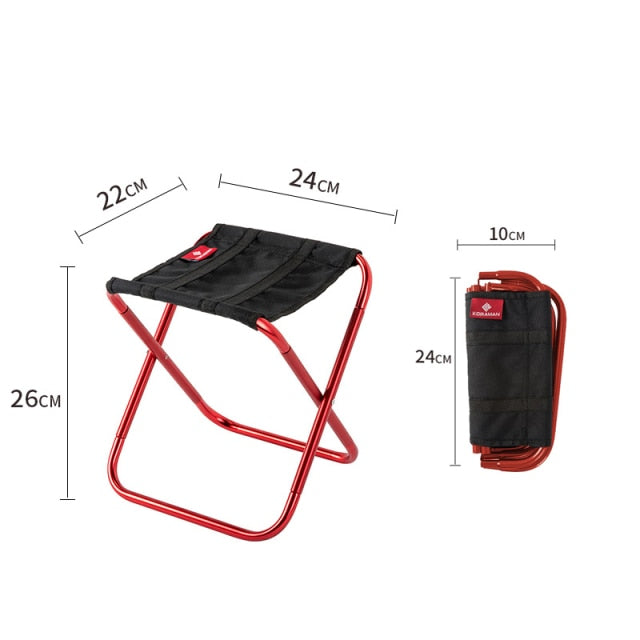 Folding Small Stool Bench  Portable Outdoor