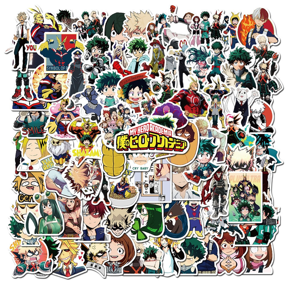 10/50/100Pcs My Hero Academia Stickers