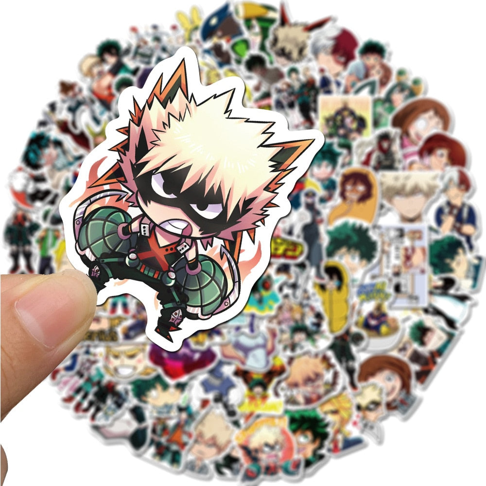 10/50/100Pcs My Hero Academia Stickers