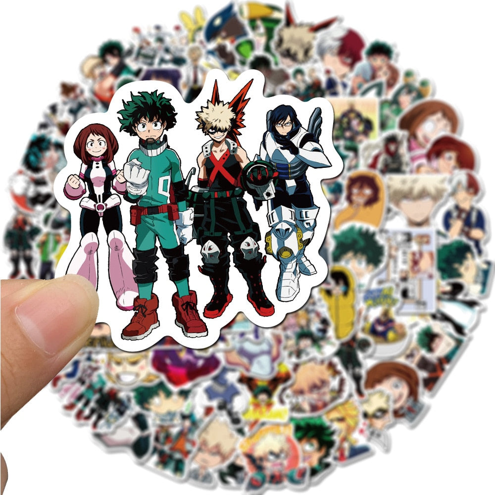 10/50/100Pcs My Hero Academia Stickers