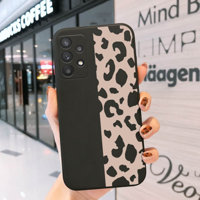 Assortment of animal print phone cases for samsungs