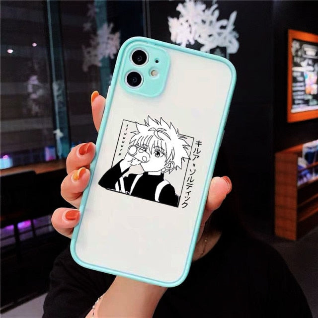 Phone Cover for IPhone 12 (ALL), 11 Pro and Max, and 13 Hunter X Hunter Anime Clear Case