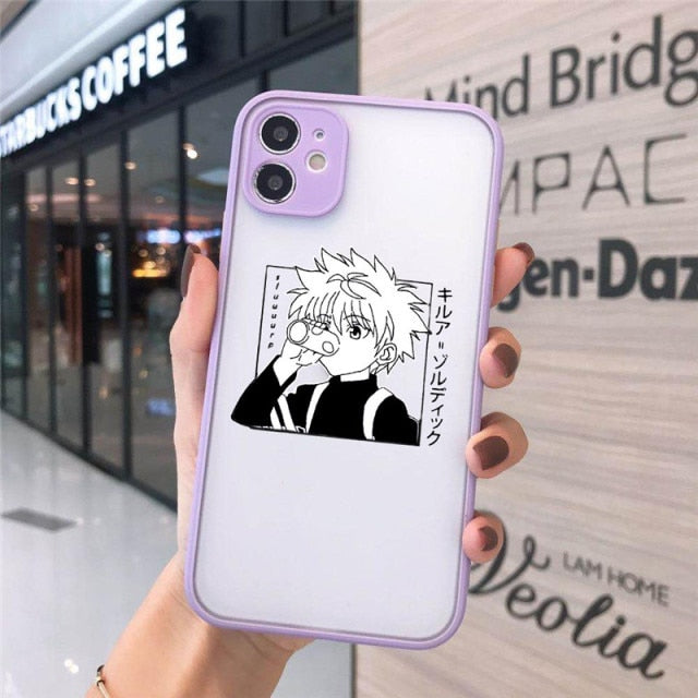 Phone Cover for IPhone 12 (ALL), 11 Pro and Max, and 13 Hunter X Hunter Anime Clear Case