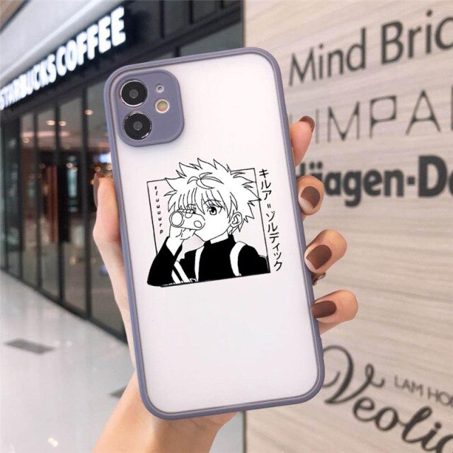 Phone Cover for IPhone 12 (ALL), 11 Pro and Max, and 13 Hunter X Hunter Anime Clear Case