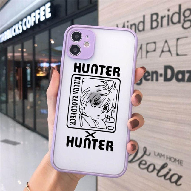 Phone Cover for IPhone 12 (ALL), 11 Pro and Max, and 13 Hunter X Hunter Anime Clear Case