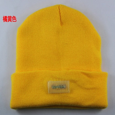 Light up Knit Beanie Cap For Christmass / New Years