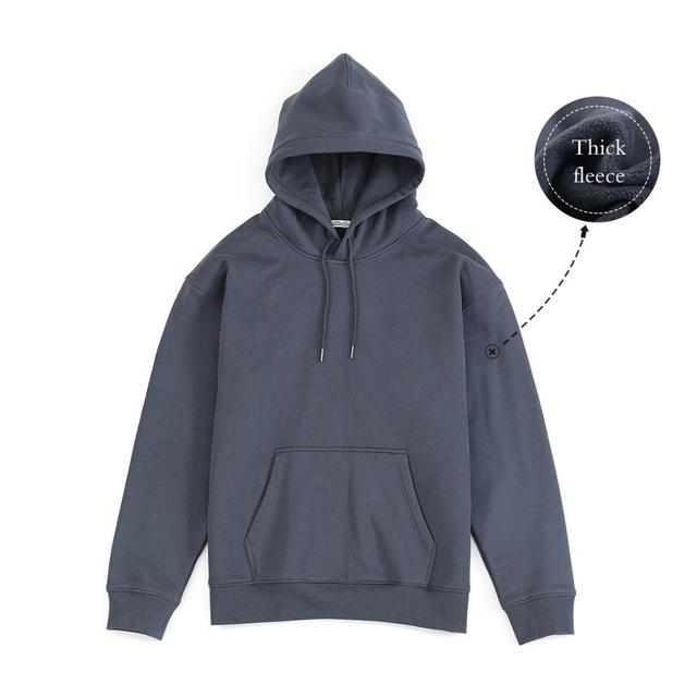 Hooded Men Thick Jogging Sweater Pullover