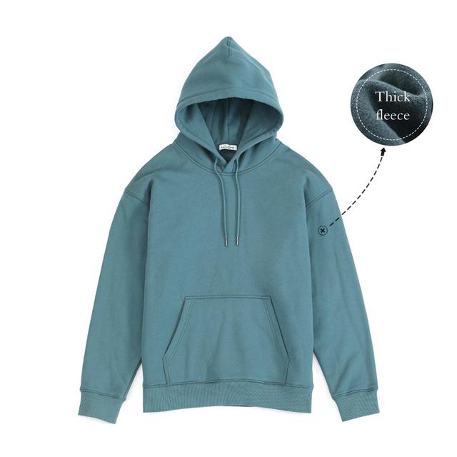 Hooded Men Thick Jogging Sweater Pullover