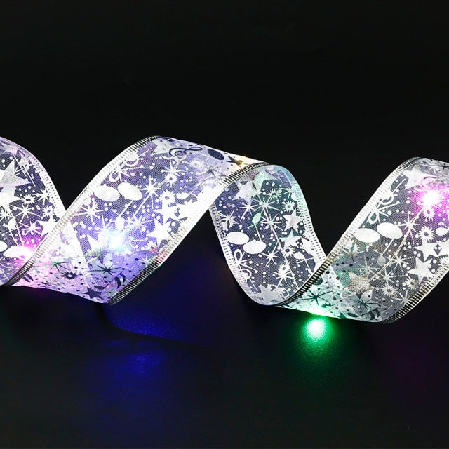 Christmas Ribbon LED Lights