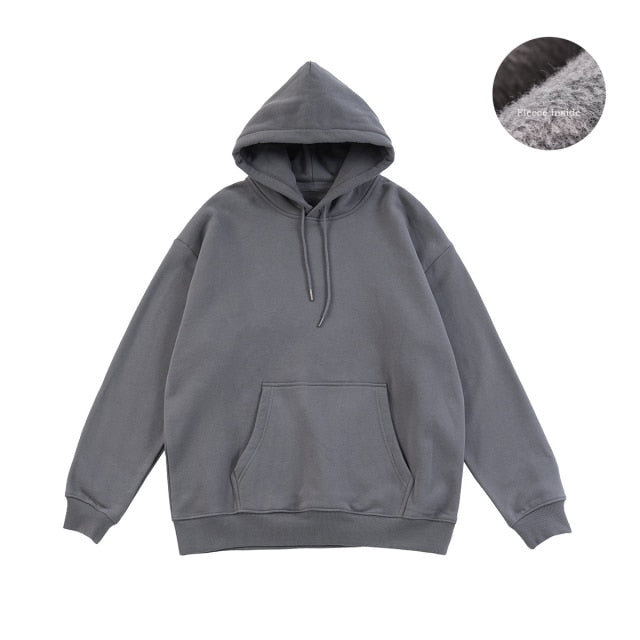 Hooded Men Thick Jogging Sweater Pullover