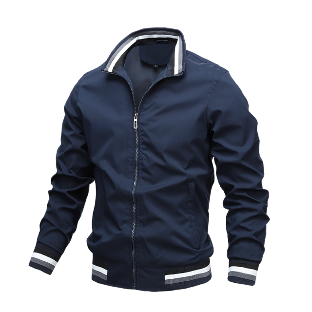 Mens Fashion Windbreaker Bomber Jacket