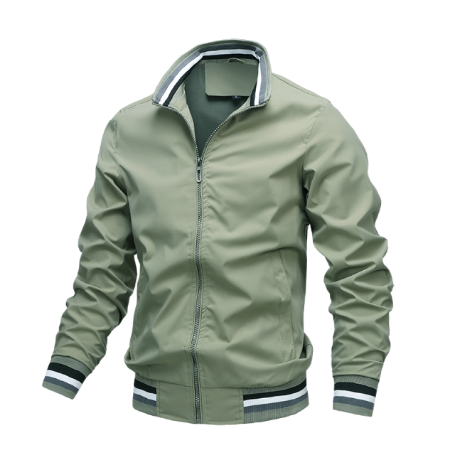 Mens Fashion Windbreaker Bomber Jacket