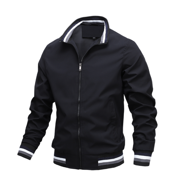 Mens Fashion Windbreaker Bomber Jacket