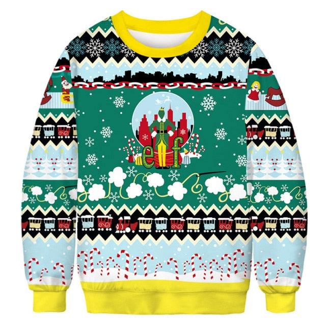 Men Women Ugly Christmas Sweater