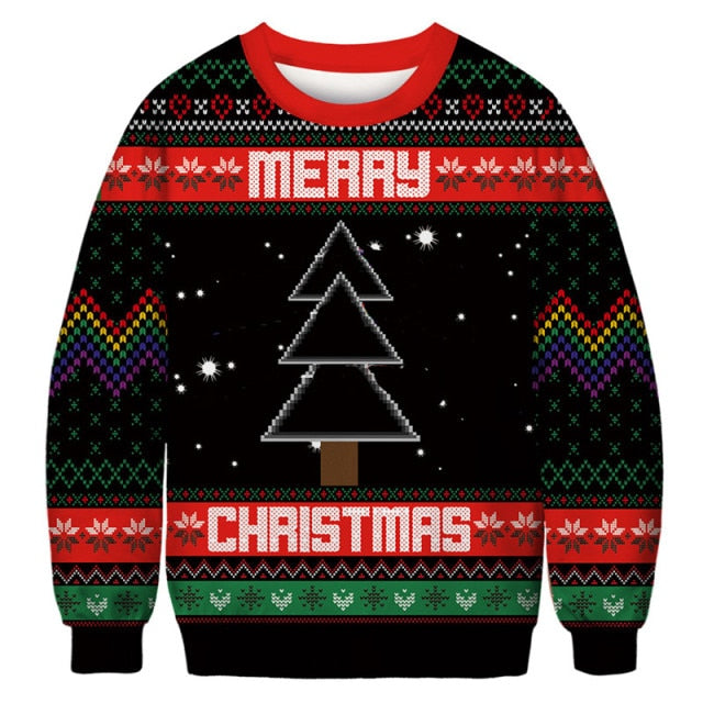 Men Women Ugly Christmas Sweater