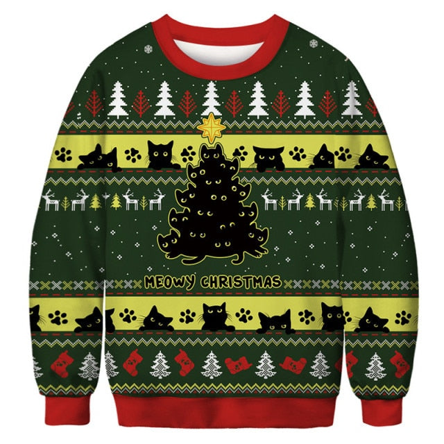 Men Women Ugly Christmas Sweater